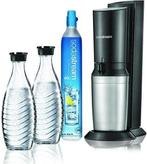 SodaStream Crystal Megapack - Zwart - Incl 2 glazen karaffen, Witgoed en Apparatuur, Bruiswatermachines, Verzenden, Nieuw