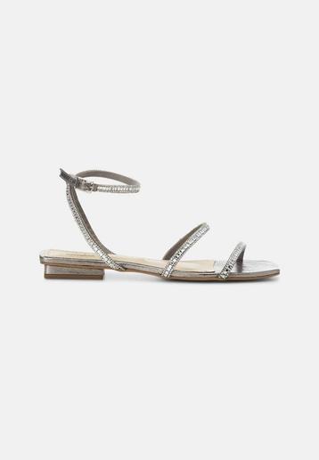 Mangará Aroeira Dames sandalen - kristallen bandjes - Onyx