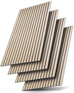 2dekans | Akoestische Wandpanelen - Set van 4 - Naturel, Tuin en Terras, Ophalen of Verzenden
