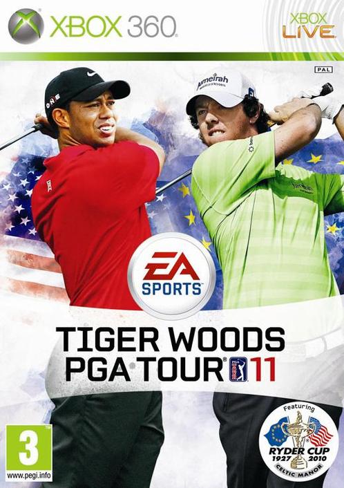 Tiger Woods PGA Tour 11-Standaard (Xbox 360) Gebruikt, Spelcomputers en Games, Games | Xbox 360, Zo goed als nieuw, Ophalen of Verzenden