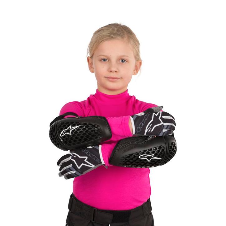 Elleboogbeschermers Kinderen Alpinestars Bionic Plus Zwart, Motoren, Accessoires | Overige, Nieuw, Verzenden