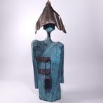 Karol Dusza - Mysterious Man (68cm Wooden Sculpture)