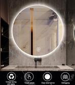 Ronde spiegel met LED verlichting incl. spiegelverwarming, Verzenden, Nieuw