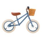 Blauwe 12 inch loopfiets – licht, veilig en met klassiek.., Kinderen en Baby's, Speelgoed | Buiten | Voertuigen en Loopfietsen