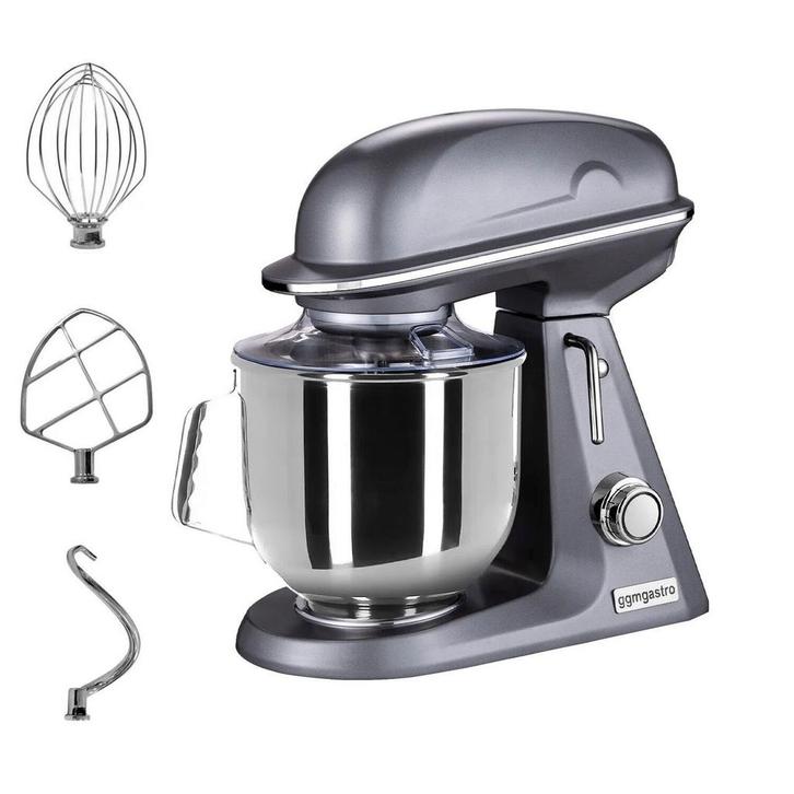 GGM Gastro | Planeetmenger - 7 liter - 350 Watt - incl. 3 |, Witgoed en Apparatuur, Keukenmixers, Nieuw, Verzenden