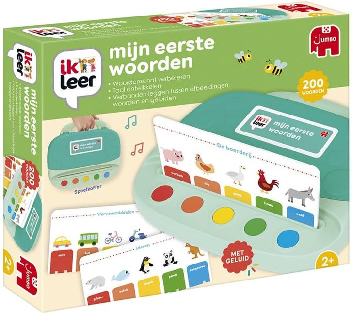 Ik Leer Mijn Eerste Woorden | Jumbo - Educatieve spellen, Kinderen en Baby's, Speelgoed | Educatief en Creatief, Nieuw, Verzenden