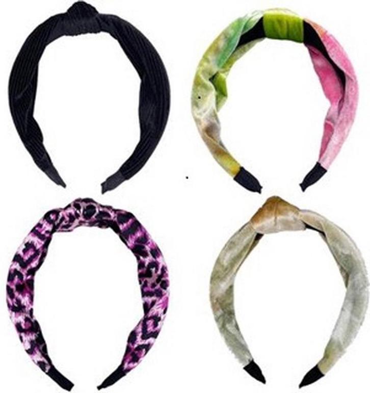 Haarband met knoop - 1 exemplaar assorti uitgeleverd, Sieraden, Tassen en Uiterlijk, Uiterlijk | Haarverzorging, Ophalen of Verzenden