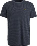 PME Legend T-Shirt Textured Stripe Navy maat XXL Heren, Nieuw, Overige maten, PME Legend, Verzenden