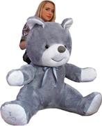 Grote knuffelbeer - I love you - Zacht - Grijs, Kinderen en Baby's, Speelgoed | Knuffels en Pluche, Ophalen of Verzenden, Nieuw