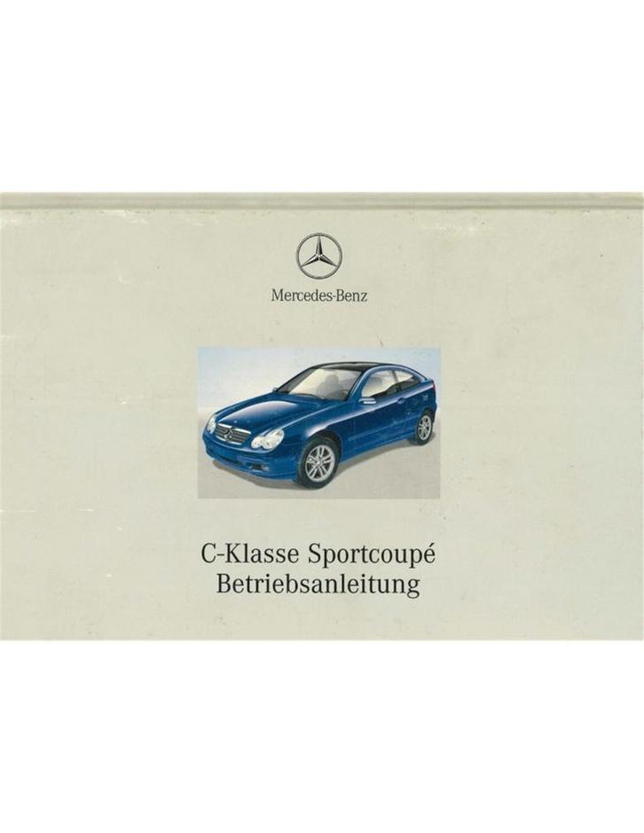 2000 MERCEDES BENZ C KLASSE SPORTCOUPE HARDCOVER, Auto diversen, Handleidingen en Instructieboekjes