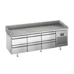 GGM Gastro | Pizzakoeltafel Premium PLUS - 1980x700mm - met, Verzenden, Nieuw in verpakking, RVS Meubilair