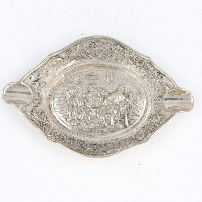 Zaanlandse Zilversmederij - Asbak (4) - .835 zilver, Antiek en Kunst, Antiek | Goud en Zilver