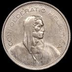 Zwitserland. 5 Francs 1965-1969 (2 monedas) (Zonder, Postzegels en Munten, Munten | Europa | Niet-Euromunten
