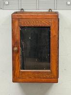 Eikenhouten wandkast met spiegeldeur - Kast - Hout