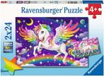 Eenhoorn En Pegasus Puzzel (2 x 24 stukjes) | Ravensburger -, Verzenden, Nieuw