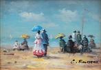 Camille Rousseau (1949) - Dimanche en Normandie ~ Deauville