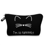 Katten toilettas I'm so purrrfect, Nieuw, Ophalen of Verzenden, Dame, Zwart