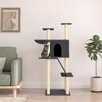 vidaXL Kattenmeubel met sisal krabpalen 143 cm donkergrijs, Verzenden, Nieuw