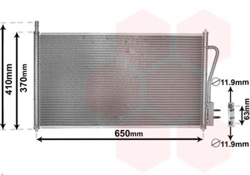 LUCHTCONDENSATOR VOOR FORD FOCUS 1998-2004 1062380, Auto-onderdelen, Airco en Verwarming, Nieuw, Ophalen of Verzenden