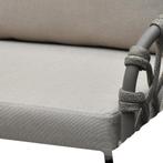 Showroommodel Monte Rosa 2-zits loungebank naturel bruin, Tuin en Terras, Tuinsets en Loungesets, Ophalen of Verzenden, Nieuw