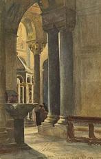 Scuola europea (XIX) - Interno di San Marco (Venezia)