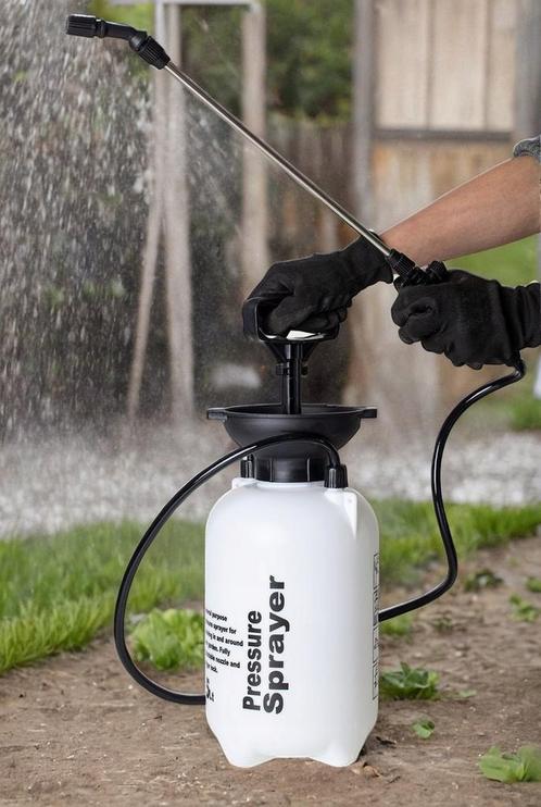 Drukspuit 5L - Verstelbare Onkruidspuit met Comfortabele..., Tuin en Terras, Hand-tuingereedschap, Nieuw, Ophalen of Verzenden