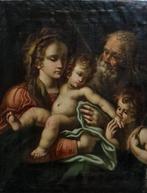 Scuola napoletana (XVIII) - Sacra famiglia con San, Antiek en Kunst