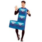 Tetris kostuum blauw, Hobby en Vrije tijd, Verzenden, Nieuw