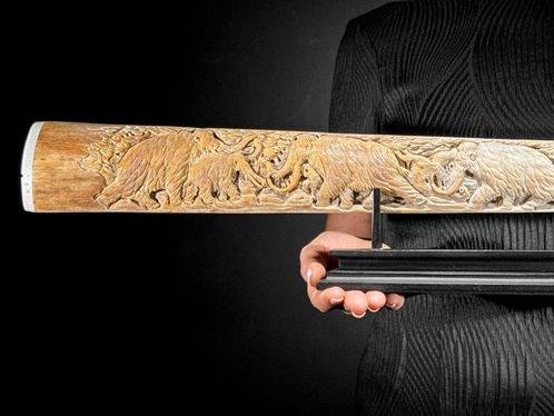 GEEN MINIMUMVERKOOPPRIJS - Extra grote, gesneden zwaardvis -, Antiek en Kunst, Kunst | Designobjecten