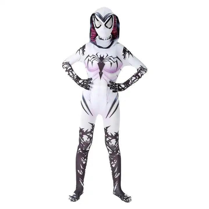 Halloween Spider-Gwen - 128-134 (7-8 Jaar) - Verkleedkleding, Kinderen en Baby's, Carnavalskleding en Verkleedspullen, Nieuw, Ophalen of Verzenden