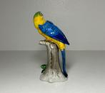 Sitzendorf - Beeldje - Parrot on a tree stump Germany Mid, Antiek en Kunst