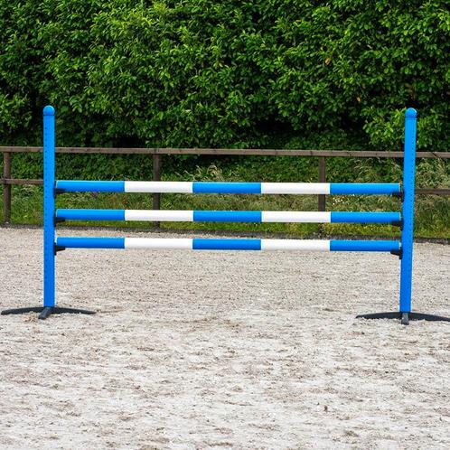 Hindernis Basic Met Sleutelgatprofiel - Blauw, Dieren en Toebehoren, Paarden en Pony's | Overige Paardenspullen, Springen, Nieuw