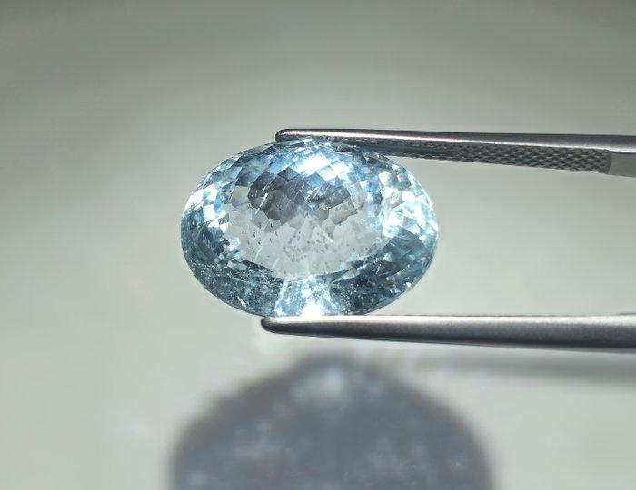 Zonder Minimumprijs - 1 pcs Blauw Aquamarijn - 9.35 ct -, Sieraden, Tassen en Uiterlijk, Edelstenen