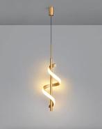 Glans LED Hanglamp – Design Plafondlamp in het Goud of Zwart, Huis en Inrichting, Lampen | Hanglampen, Verzenden, Nieuw