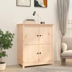 vidaXL Dressoir 83x41,5x100 cm massief grenenhout, Huis en Inrichting, Kasten | Dressoirs, Verzenden, Nieuw, 50 tot 100 cm, Grenenhout