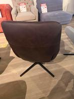 Draaifauteuil Kebe marathon leder bruin stoel leer, Huis en Inrichting, Fauteuils, Ophalen, Rancho bruin fauteuil, Nieuw, 75 tot 100 cm