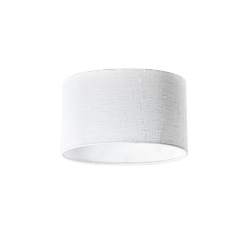 Linnen lampenkap wit ovaal 25/16/15, Huis en Inrichting, Lampen | Lampenkappen, Minder dan 25 cm, Ovaal, Wit, Nieuw