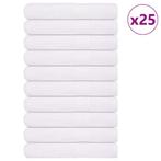 vidaXL Handdoeken 25 st 100x200 cm 360 g/m² 100% katoen wit, Verzenden, Nieuw, Wit