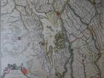 gravure plattegrond Biesbosch Z-Holland, Fred. de Wit 1680,, Ophalen of Verzenden