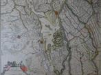 gravure plattegrond Biesbosch Z-Holland, Fred. de Wit 1680,, Antiek en Kunst, Ophalen of Verzenden