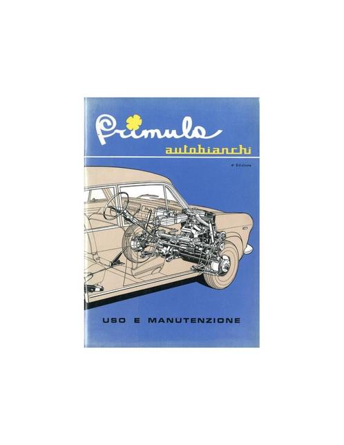 1965 AUTOBIANCHI PRIMULA INSTRUCTIEBOEKJE ITALIAANS, Auto diversen, Handleidingen en Instructieboekjes