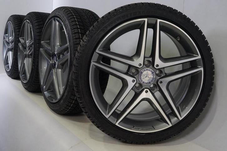 Mercedes A B CLA Klasse W176 18 inch AMG velgen Nieuw + wint, Auto-onderdelen, Banden en Velgen, Velg(en), Gebruikt, 18 inch, Winterbanden
