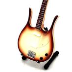 Miniatuur Danelectro Longhorn Basgitaar met gratis standaard, Ophalen of Verzenden, Nieuw, Pop, Beeldje of Miniatuur