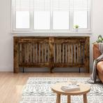 vidaXL Radiatorafdekking Gerookt eiken 172 x 19 x 81,5 cm, Doe-het-zelf en Verbouw, Verzenden, Nieuw