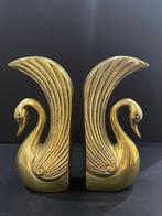 Boekensteunen (2) - Boekensteun van verguld brons model, Antiek en Kunst