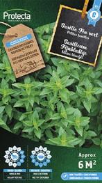 Protecta Groente zaden: Basilicum Fijnbladige, Tuin en Terras, Bloembollen en Zaden, Ophalen of Verzenden