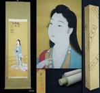 Japanese Hanging Scroll “Bijin-ga (Elegant Woman)” by