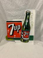 Emaille bord - emaille bord dubbelzijdig - 7up - Emaille, Antiek en Kunst