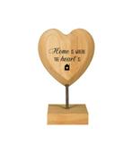 Houten Hart Home Is Where The Heart Is, Verzenden, Nieuw