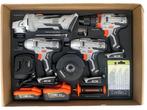 Veiling - Daewoo 4-in-1 powertool set met accus en lader DA